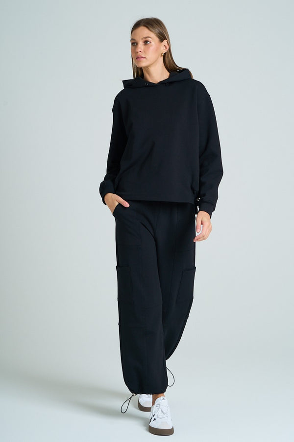 Black sweatpants set
