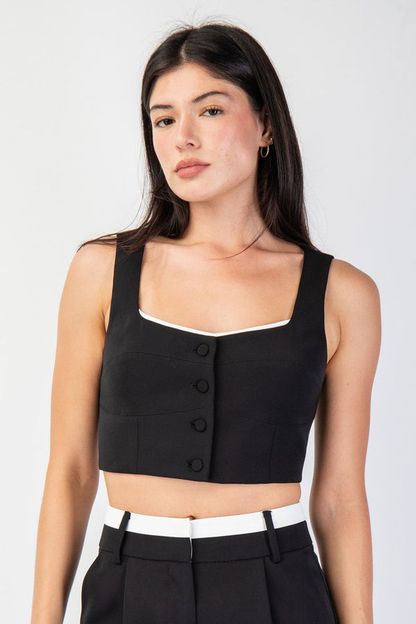 Double waist pants set