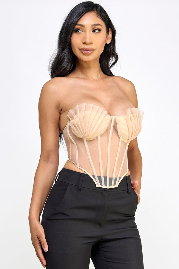 Meash Bustier Top